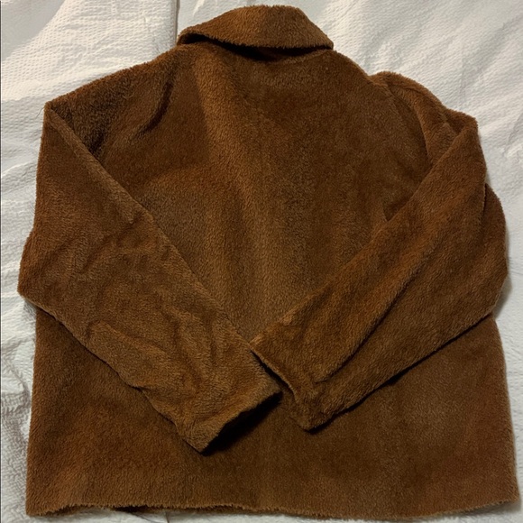 Eileen Fisher Tan Teddy Jacket - Picture 6 of 6
